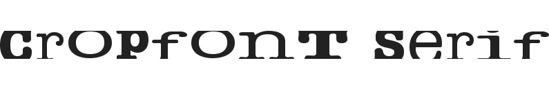 Cropfont Serif