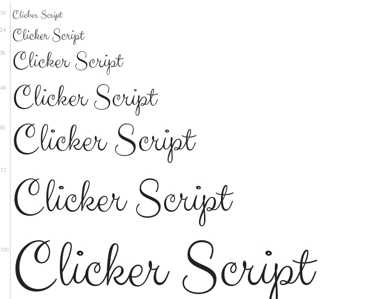 Clicker Script Font Download - Fonts4Free