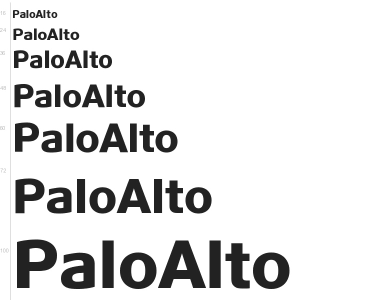 Free font "Palo Alto" by TypeFaith