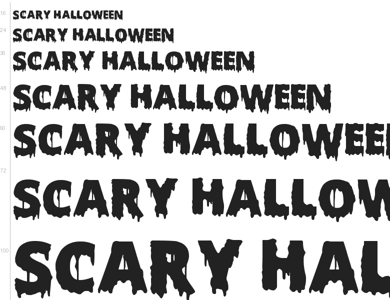 Free Font "Scary Halloween" By Phelan Riessen