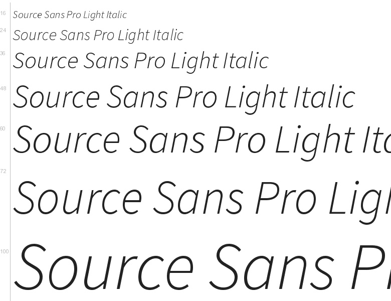 Lim input Standard Free font "Source Sans Pro" by Adobe